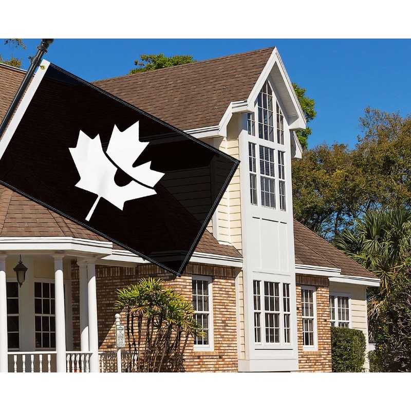 3×5 FT Canada Pirate Flag, Large 100D Canadian Maple Jolly