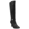 LONDON FOG Womens Event Heeled Dress Boot Black 8.5
