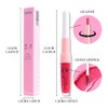 Kaely 2in1 Crushed Ruby Red Metallic Lipstick and Lip Liner,