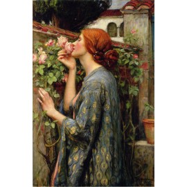 Soul of the Rose by John William Waterhouse - Woman Fragrance  8x10 Print