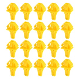 X AUTOHAUX 20 Pcs Fender Flare Bumper Clip Compatible for Honda CRV, Yellow