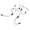 4Pcs RC JR Style Power On Off Switch Versatile Sturdy