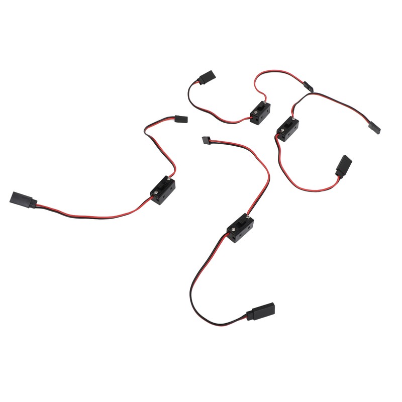 4Pcs RC JR Style Power On Off Switch Versatile Sturdy