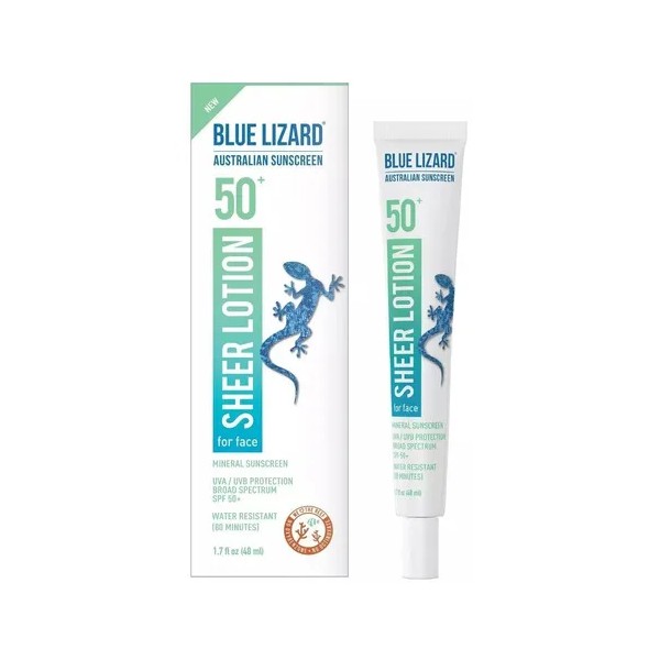 Blue Lizard Protección Solar Mineral Rostro Sheer Face Spf50