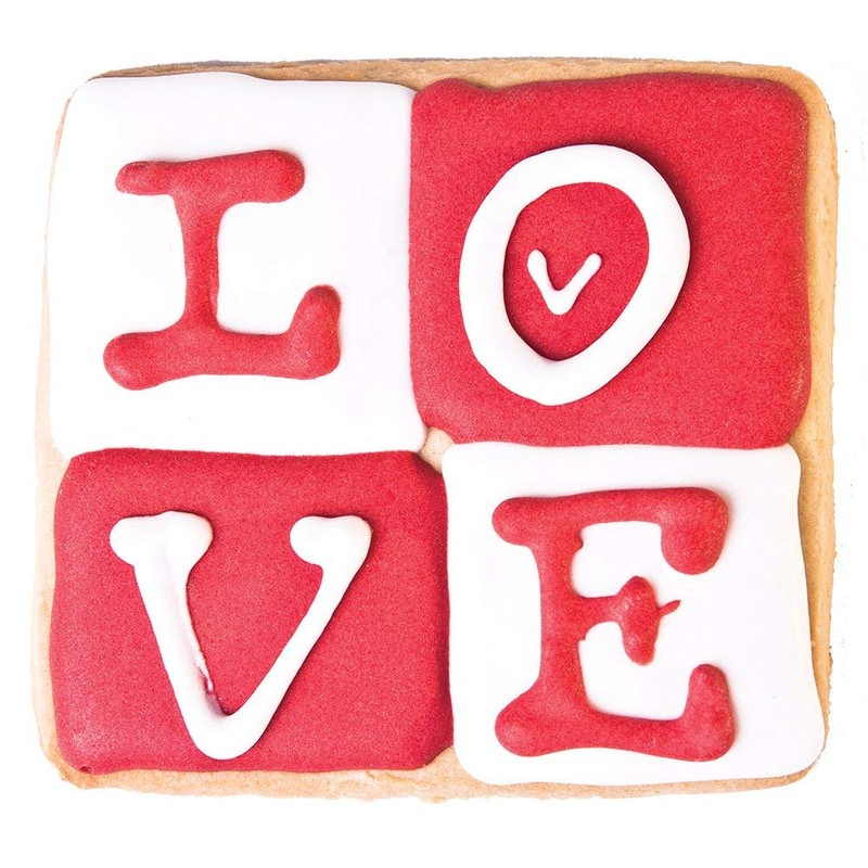 PME PNS4 Square Cutters, Set of 6 White