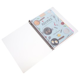 Parliky Hard Cover Recipe Binder DIY Home Kitchen Planner Notebook Multi-Functional Recipe Note Book
