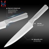 YJHOLE 17pcs Kitchen Utensils Set with Sharp Stainless Steel Knives