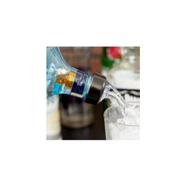 1/4 oz Clear (PP-14C) Measured Liqour Pourer - Precision Pour Liquor & Wine Bottle Pour Spout - (10-Pk) 100% USA Made - Pour The Perfect Cocktail with Our No Leak Bottle Spouts, Size 0.25 oz