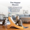 Hepper Hi-Lo Cardboard Cat Scratcher with Real Wood & Metal
