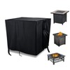 Aidetech Fire Pit Cover Square 28”L x 28”W x 25”H,