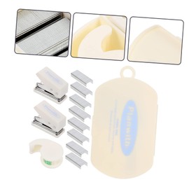 SEWACC 1 Set Multifunctional Scrapbooking Tool Kit with Cute Stapler Puncher Tape Dispenser Case for Crafts Present for Scrapbook Lovers