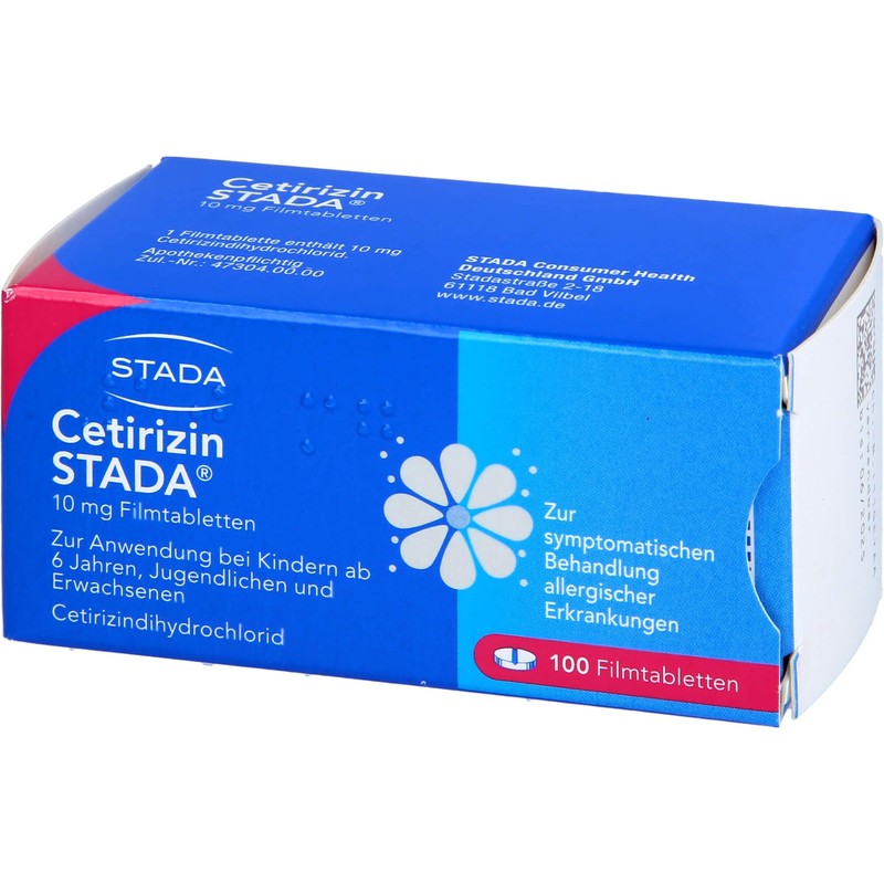 Cetirizin Stada Film-Coated Tablets 10 mg, 100 Tablets