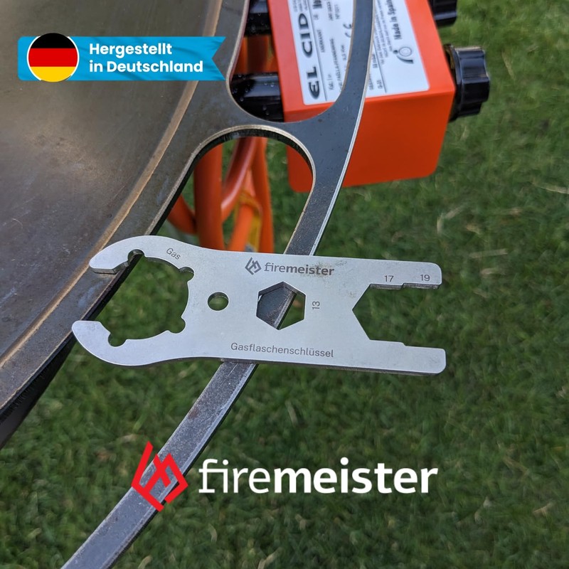 firemeister Stainless Steel Gas Bottle Key, Multi Function Gas Bottle