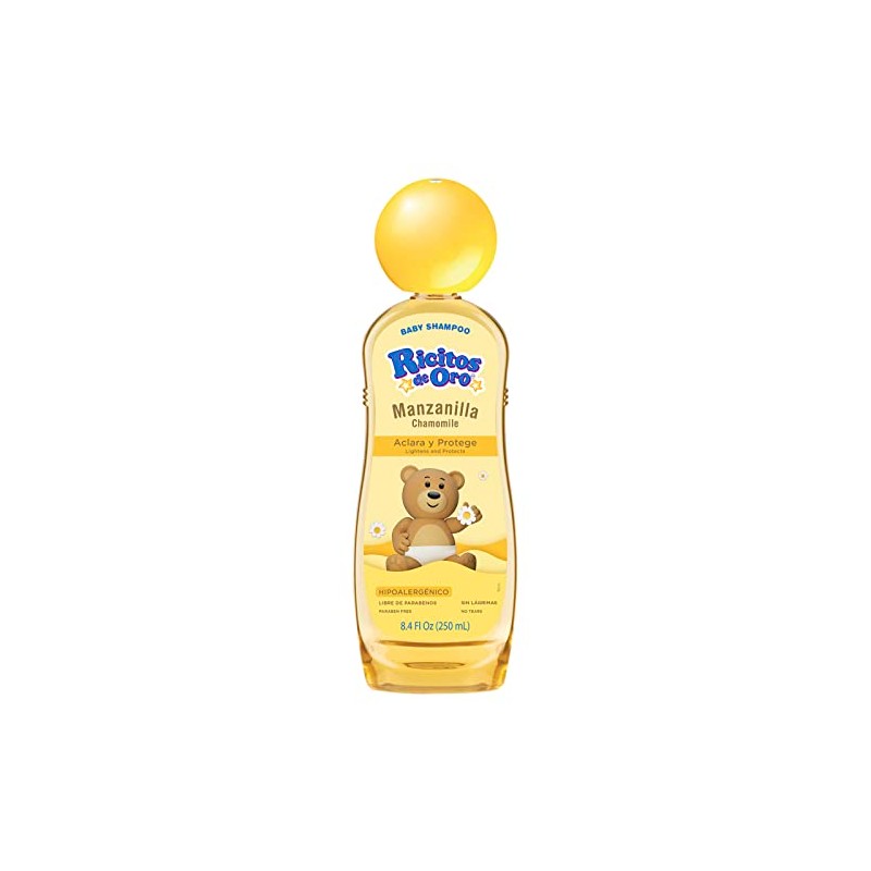 Ricitos de Oro Shampoo, Manzanilla, color Amarillo, 250 ml