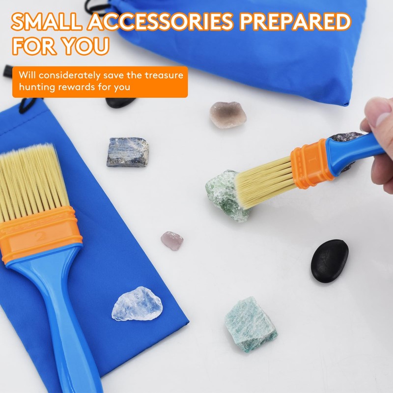 17 PCS Geology Rock Hammer Kit, 32oz Rock Pick Hammer,
