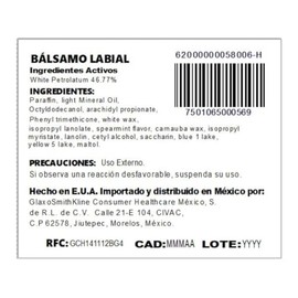Chapstick Balsamo Labial Yerbabuena 4 g