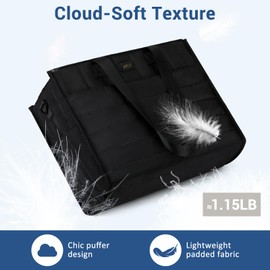 IBFUN Travel Tote Bag for Women, Utility Work Tote Bag 2pcs with Zipper for Travel Daily School Teacher Nurse, Large Lightweight Laptop Shoulder Bag Handbag