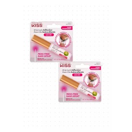 Kiss Strip Lash Pegamento Pestañas Postizas 5g 2pack