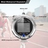 PATIKIL Digital Stopwatch Metal Waterproof Stop for Sport Watch Timer