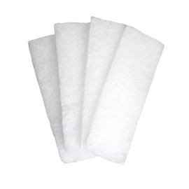 Casoter Air Fryer Filters Compatible with Instant Vortex Plus 5.7L Replacement Accessories Odor Erase Air Filters,Set of 4 White