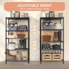 MZG 4 Tier Adjustable Wire Shelving Stackable Storage Shelves Kitchen