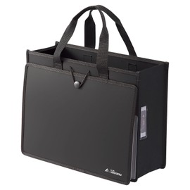 Lihit Lab A7773-24 Tool Bag, Tote Bag, Office, ALTNA PP A4, Black