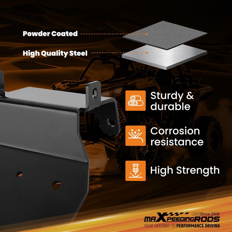 maXpeedingrods Winch Mount Bracket Plate for 1993-2000 Honda FourTrax 300