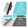 gifsin Sliding Pocket Door Hidden Handle, 304 Stainless Steel Pocket