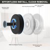 lafo Pack of 4 Roha Suction Cup Hooks, Towel Holder