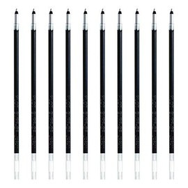 Pilot BVRF-8F-B Refills for Ballpoint Pen, 0.7mm, Black Ink, Value Set of 10