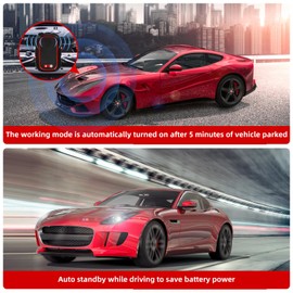 Car Rodent Repellent Under Hood Animal Repeller Ultrasonic Rodent Deterrent for Cars, Battery Powered Mouse Repellent with Strobe Light, Keeping Rodents Out of Car Garage Attic Barn, 2 Pack