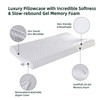 SUQ I OME Slim Sleeper-Ultra Thin Memory Foam Pillow for