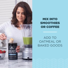 Ancient Nutrition Grass Fed & Cage Free Bone Broth Protein Powder, 20g Protein Per Serving, Hydrolyzed Collagen Peptides, Glucosamine, Chondroitin, Supports Joint & Gut Health, Vanilla