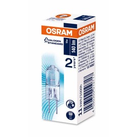 OSRAM Halogen-pin-Base/HALOSTAR / G4-Socket/dimmable / 12 Volt / 10 Watt/warmwhite - 2800K / Pack of 5