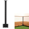 Senmit Cable Railing Inner Corner Post Fascia Mount-Stainless Steel Square