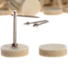 Dophee 50Pcs 25mm Wool Felt Polishing Buffing Pad Wheel w