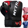 Mytra Fusion Boxing Gloves Real-Tech SL-4 Training Gloves (Black, 12-oz)