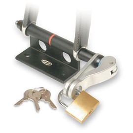 Delta Cycle & Home Truck Bed Bike Mount - Bike Hitch Pro with Lock - Bike Fork Mount for 9 x 100mm Road, Mountain, and Hybrid Bicycles - Lockable Quick Release Skewer Bike Mount