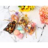 DERAYEE Organza Drawstring Bag, Gift Bags, 50 Pieces, Foil Stamping,