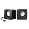 Sanwa Supply MM-SPU21BK PC Speaker, USB Powered, Compact, 6W, Passive