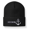Chorchester Küstenkind Funny Cap North German Beanie, black