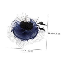 Beavorty Elegant Womens Fascinator Hat with Detachable Hair Clip Headband for Tea Parties Weddings Special Events Classic Mesh Design Versatile Hair Accessory for Stylish Looks