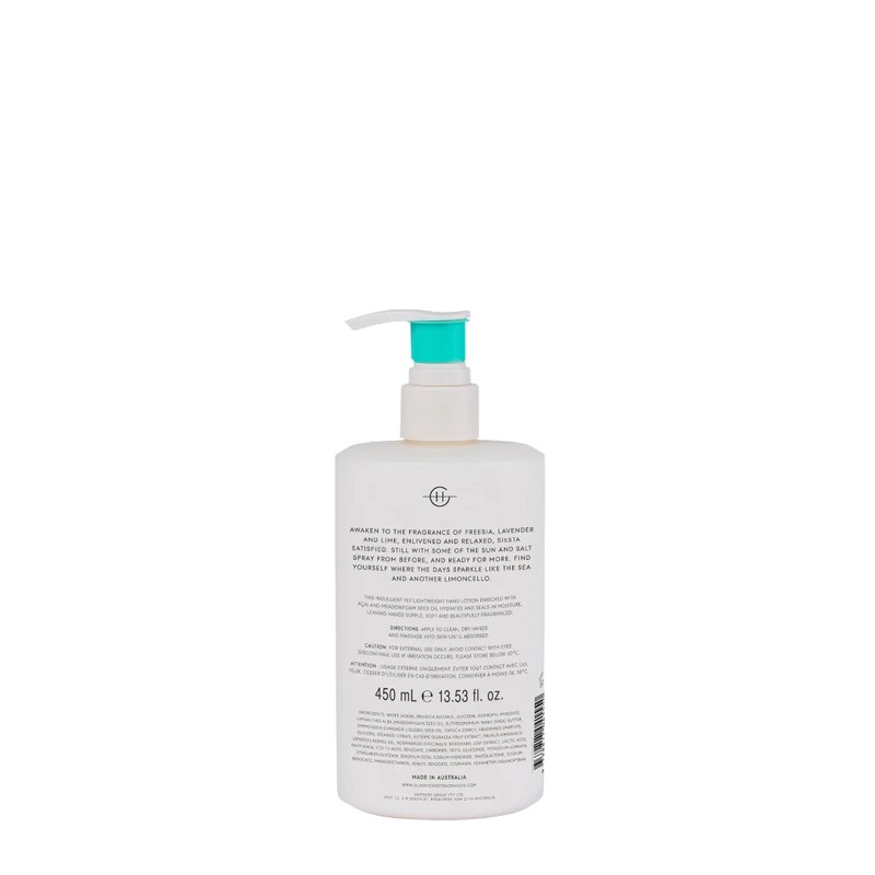 Glasshouse Fragrances LOST IN AMALFI Hand Lotion 450ml