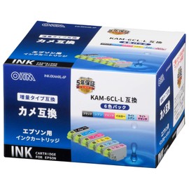 Epson Compatible Ink Turtle 6 Color Pack Extra Type _INK-EKAMXL-6P 01-3882 Ohm Electric