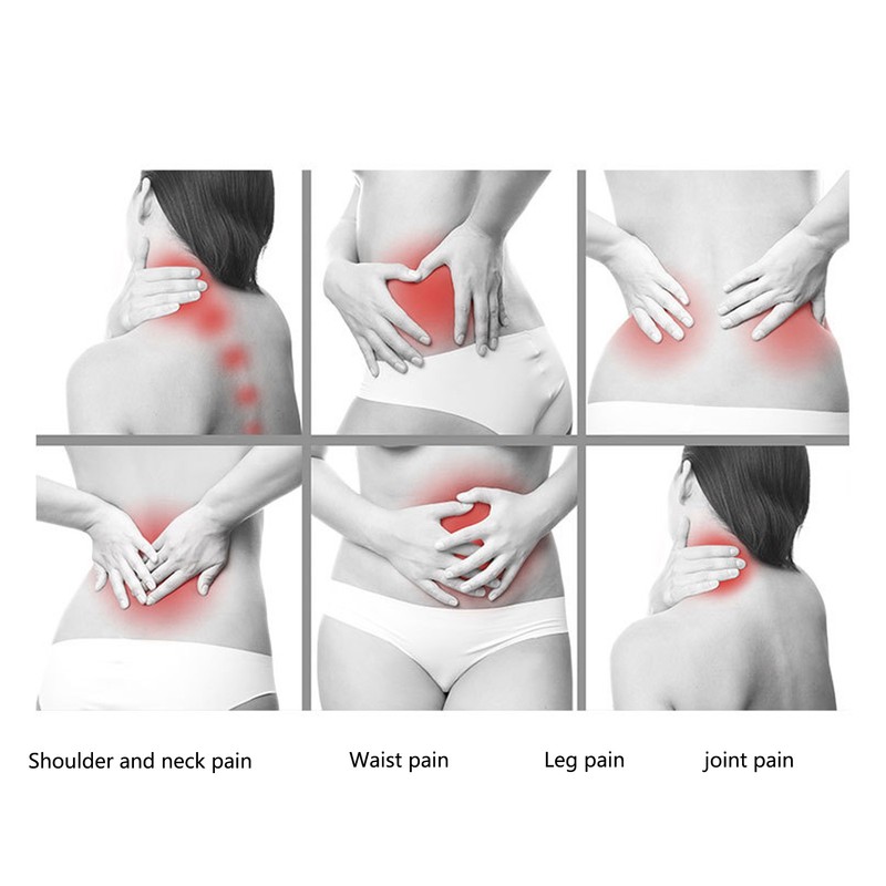 LED Massage Paste Pad USB Electric Pulse Massager with Remote