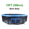 Green Bay Trampoline Base Skirt Lower Safety Enclosure Surrounds Net
