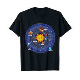 Master Builder Space Brick Building Solar System Science Kid T-Shirt
