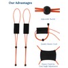 2 Pack Fish Finder Cover Straps – Adjustable Bungee Graph