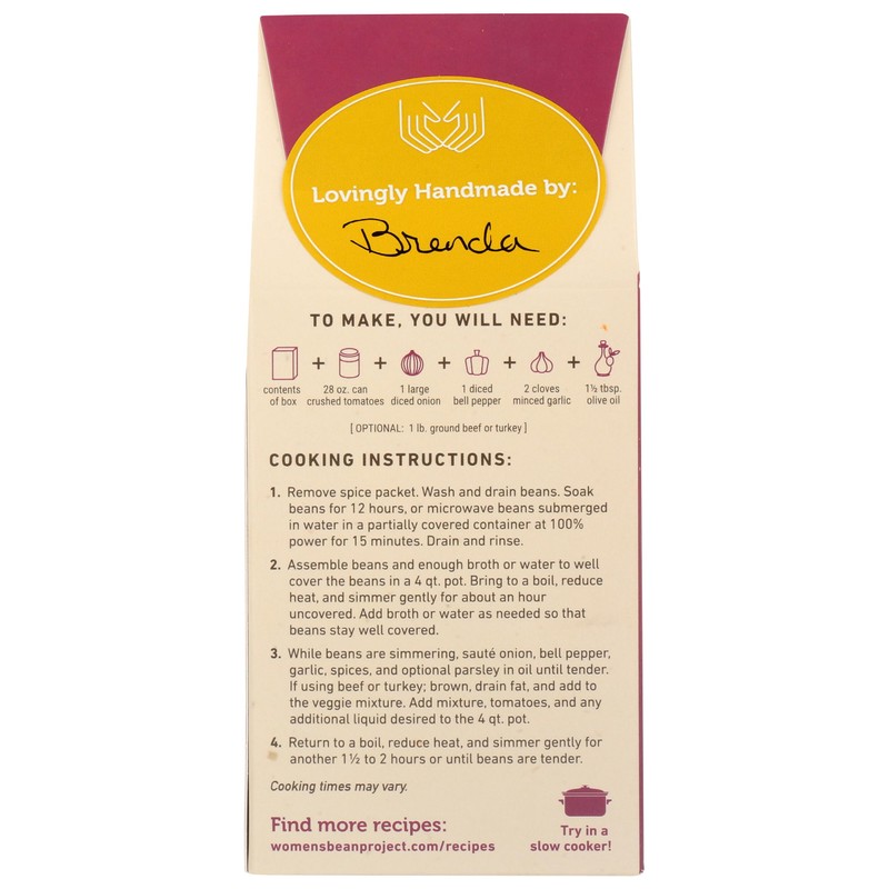 Women's Bean Project Firehouse No.10 Spicy Chili Bean Mix, 13