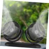 ULTECHNOVO 1Pc Portable Car Fan Dual Head Electric Cooling Fan